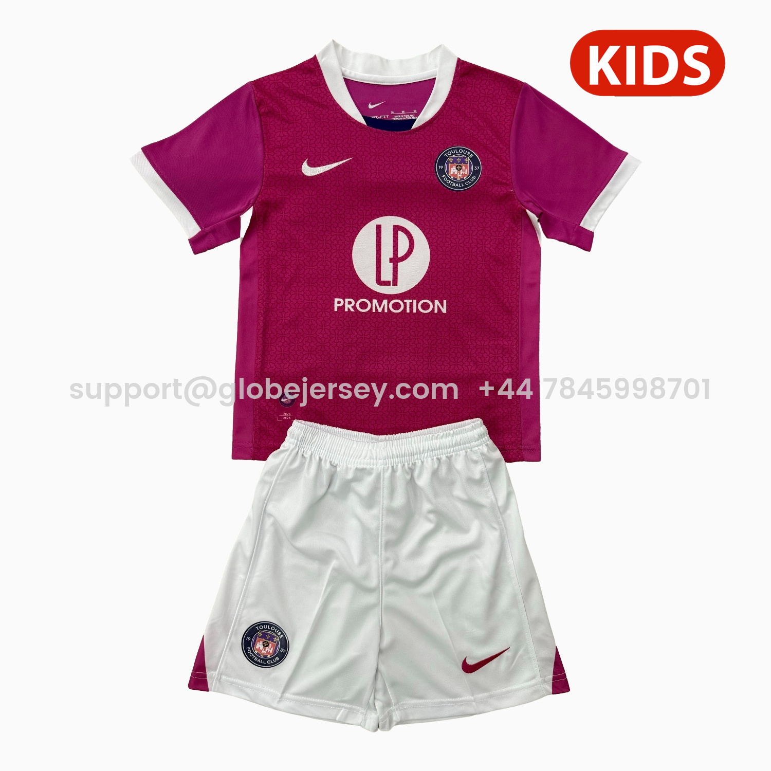 Toulouse FC 25-26 Away Kids Kit