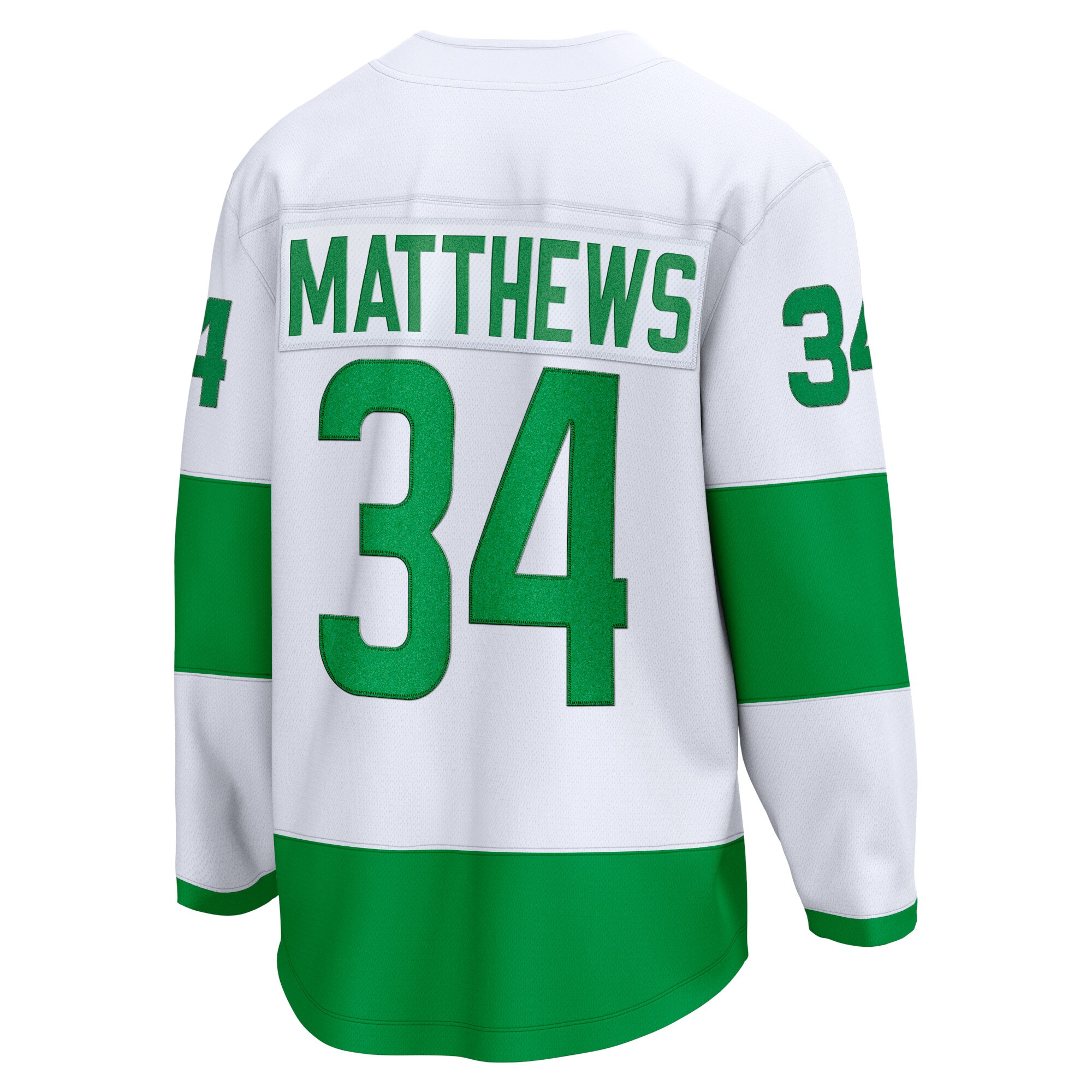 Auston Matthews Toronto Maple Leafs Fanatics St. Patricks Alternate Premier Breakaway   Jersey – White