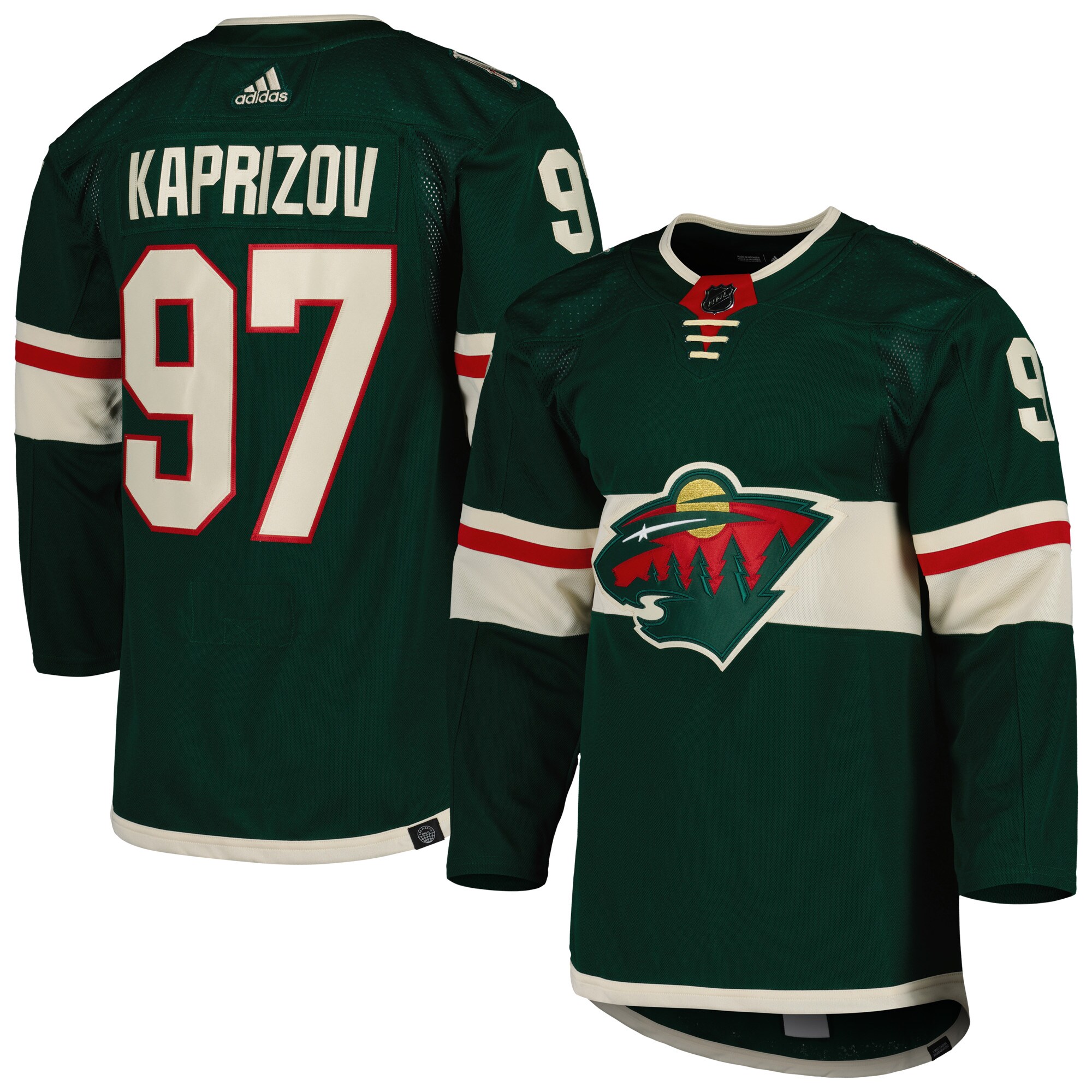 Kirill Kaprizov Minnesota Wild  Home Primegreen    Jersey – Green