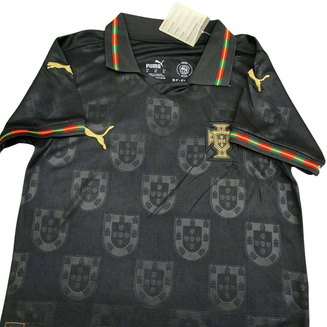 Portugal Kid's Special Edition Pantera Negra Kit - Jersey+Shorts 2026 World Cup