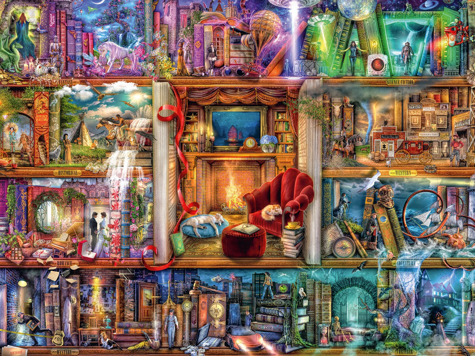 Books and Education Puzzles
