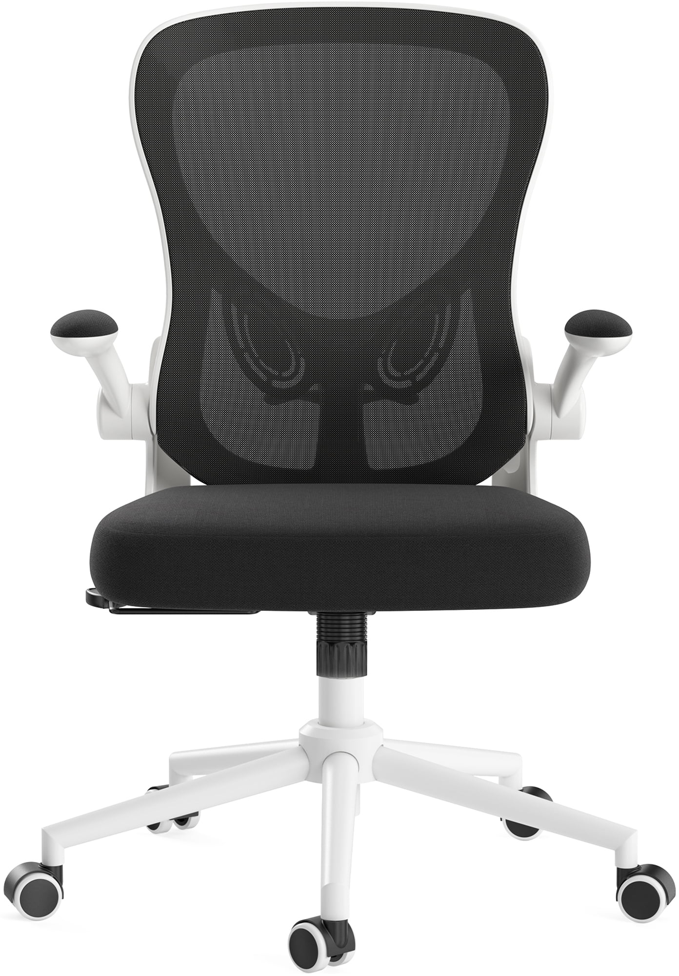 Hbada Office Chair, Ergonomic Desk Chair, Computer Mesh Chair with Lumbar Support and Flip-up Arms, Gray