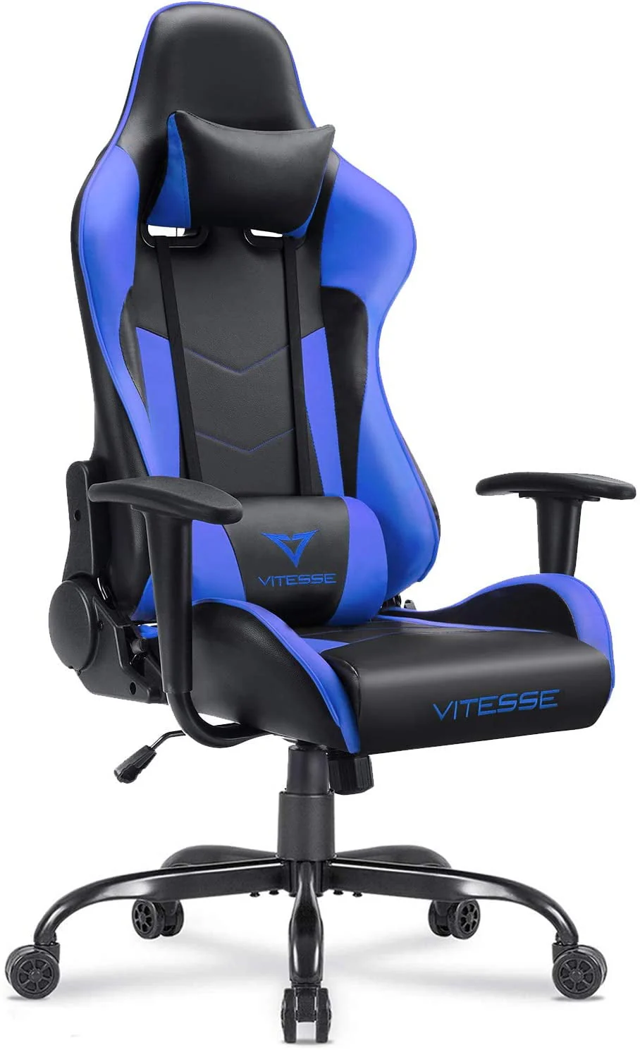 Vitesse gaming chair, 2022 Racing style gamer chair for teens,Comfortable High Back game chair,Lumbar Support and Headrest Computer Desk Chair with Height Adjustable Swivel Office Chair