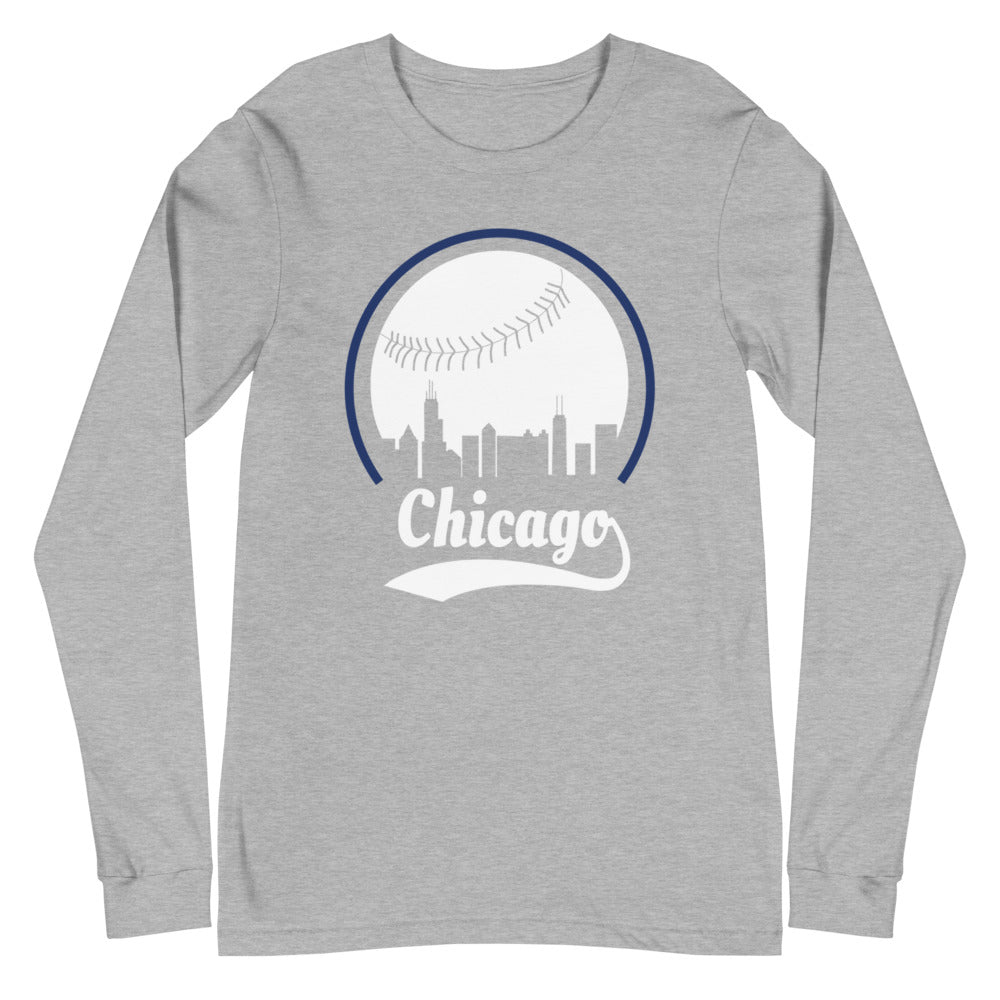 Unisex Chicago Cubs Baseball Long Sleeve Tee Shirt