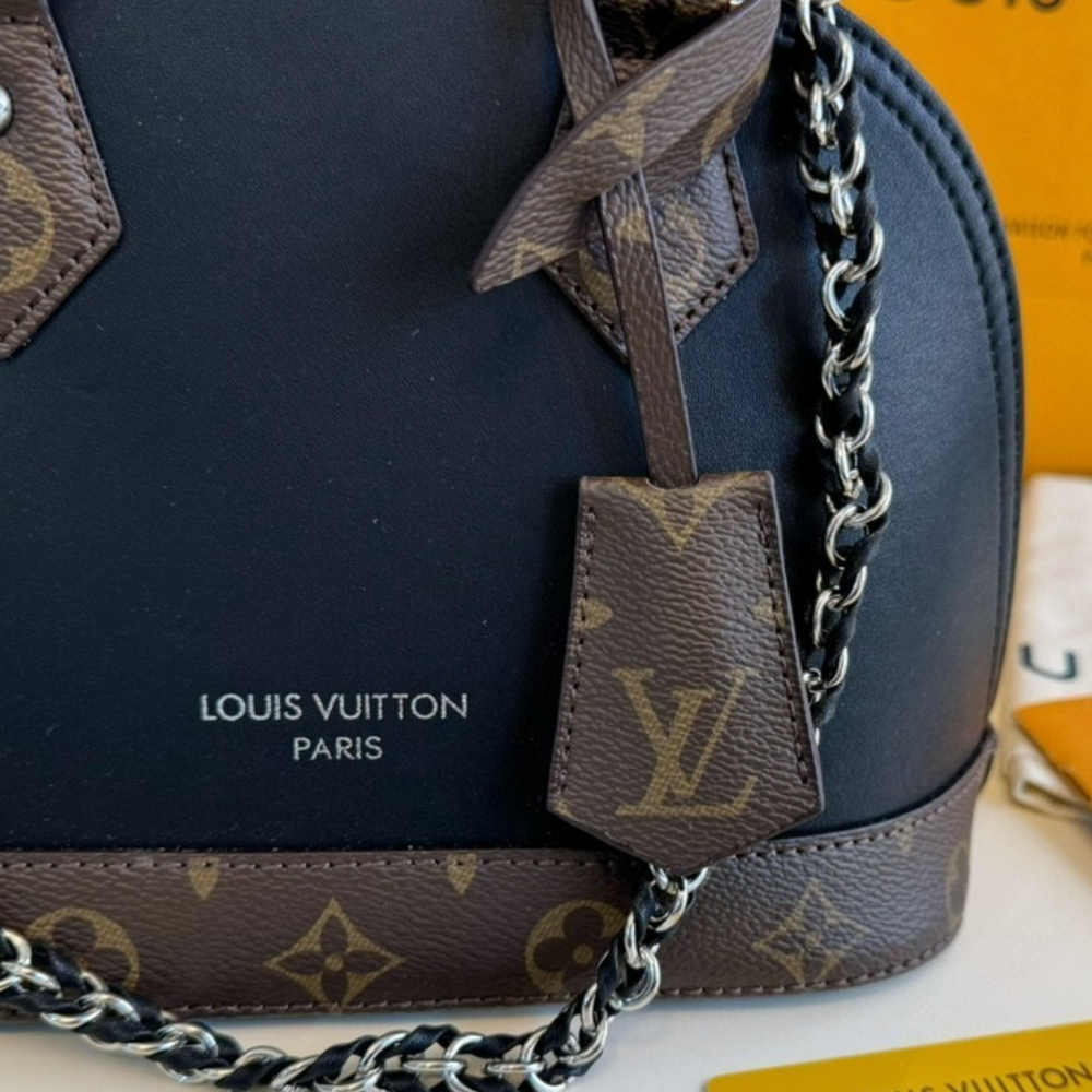 Louis Vuitton Alma BB Monogram Black 9.4 Inches