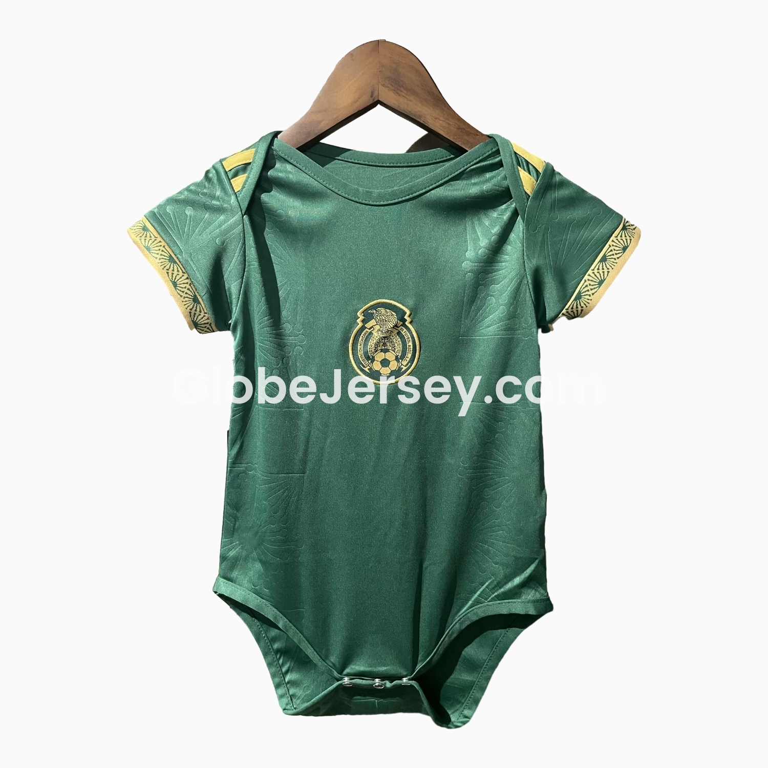 Mexico 2025 Gold Cup Green Baby Crawling Suit