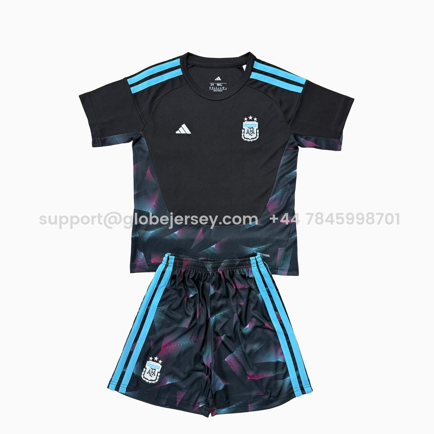 Argentina 2026 Goalkeeper Black Without Chest Patch Men's Adult Jersey Set - Fans Version