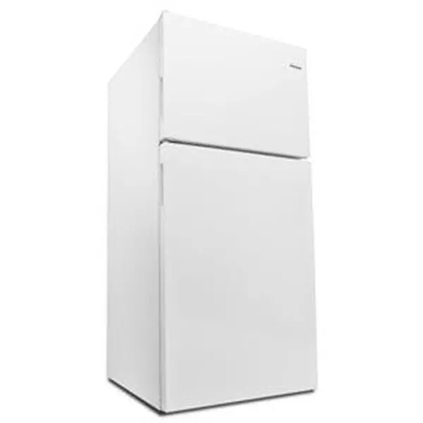 18 cu ft Top Freezer White Refrigerator