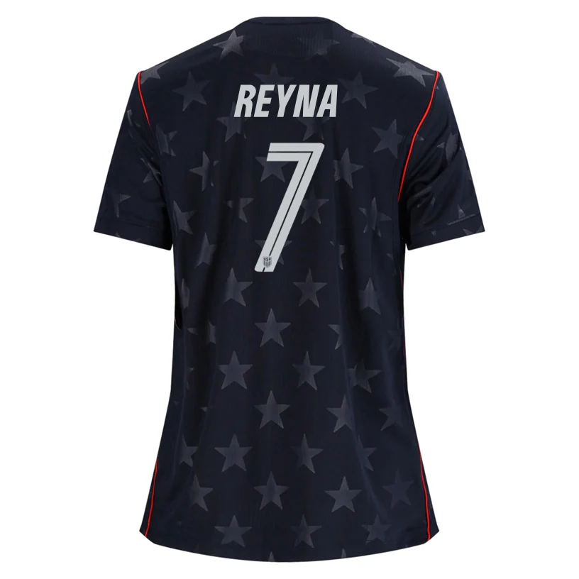 Nike Women's Reyna United States Away Stadium Jersey 2026 (Dark Obsidian/Pure Platinum)