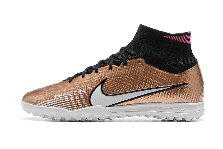 Assassin XV high-top fully knitted waterproof MD air cushion grass spike football shoes