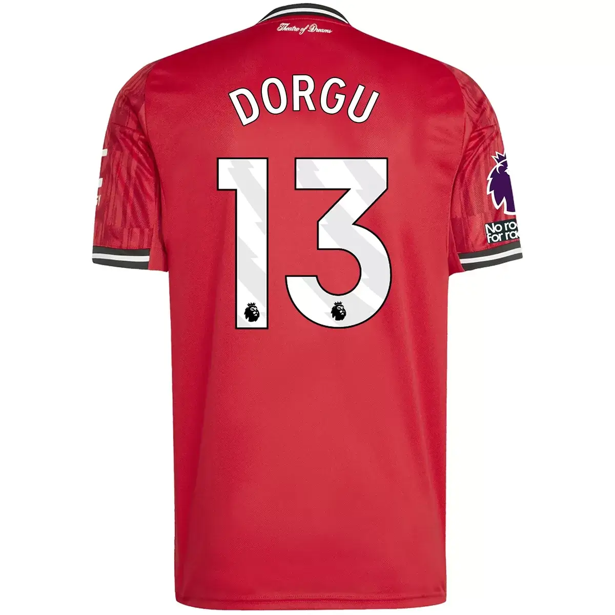 Dorgu #13 Manchester United Home Soccer Jersey 2025/26