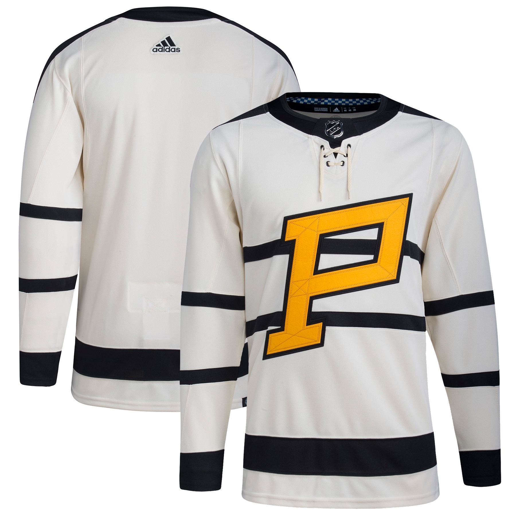 Pittsburgh Penguins  2023 Winter Classic Blank Jersey – Cream
