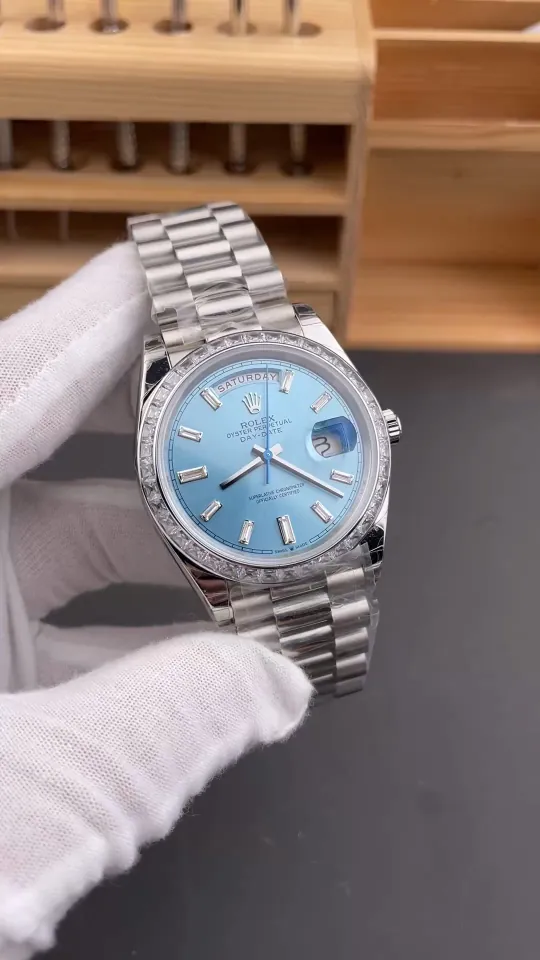 Rolex Day-Date Baguette Diamond 40mm
