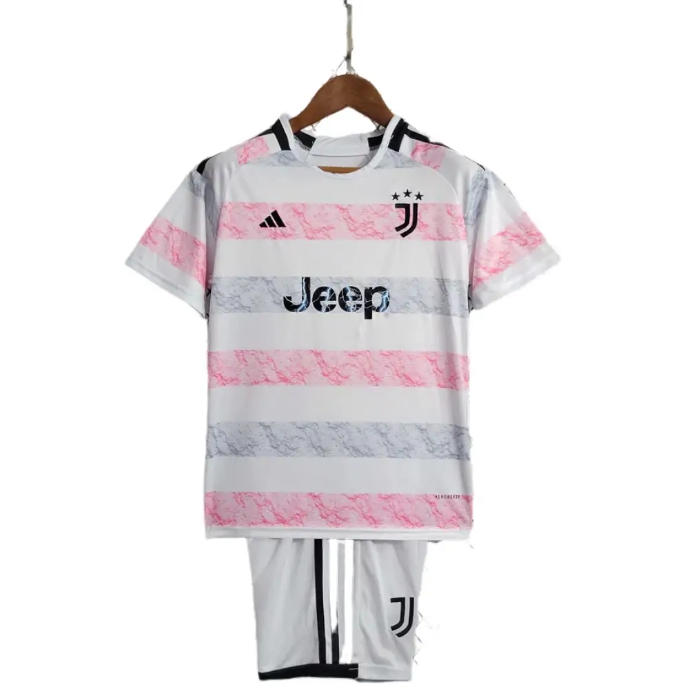 2023/2024 Juventus Away Soccer Jersey 1:1 Thai Quality Kids Size