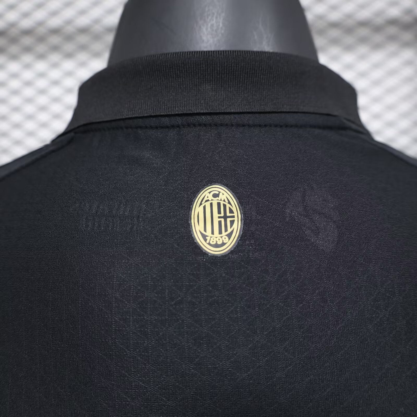 2025/2026 Long Sleeve Player Version AC Milan Black 125th Anniversary Edition Football Shirt 1:1 Thai Quality