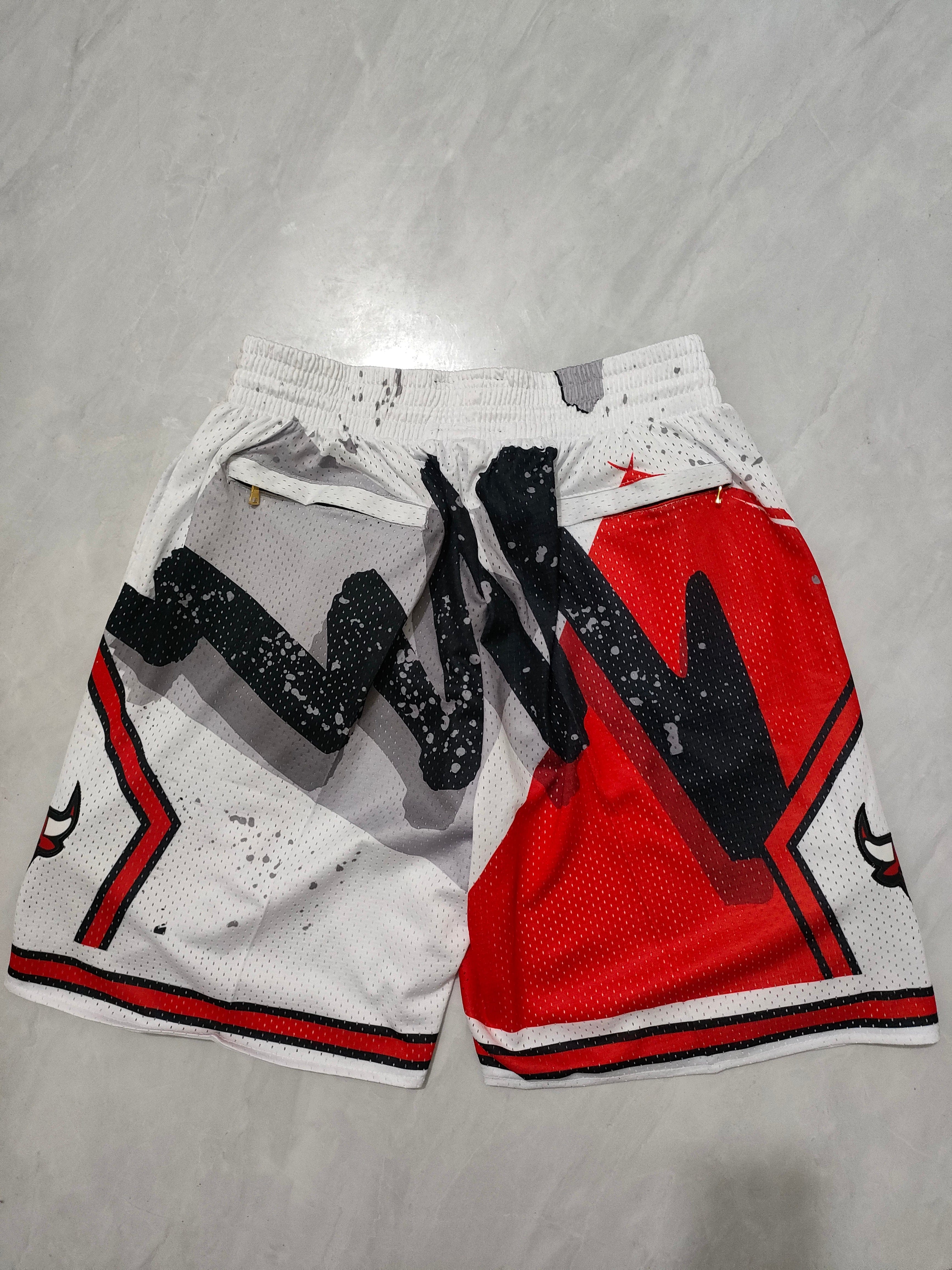 Chicago Bulls White Swingman Pocket Pants