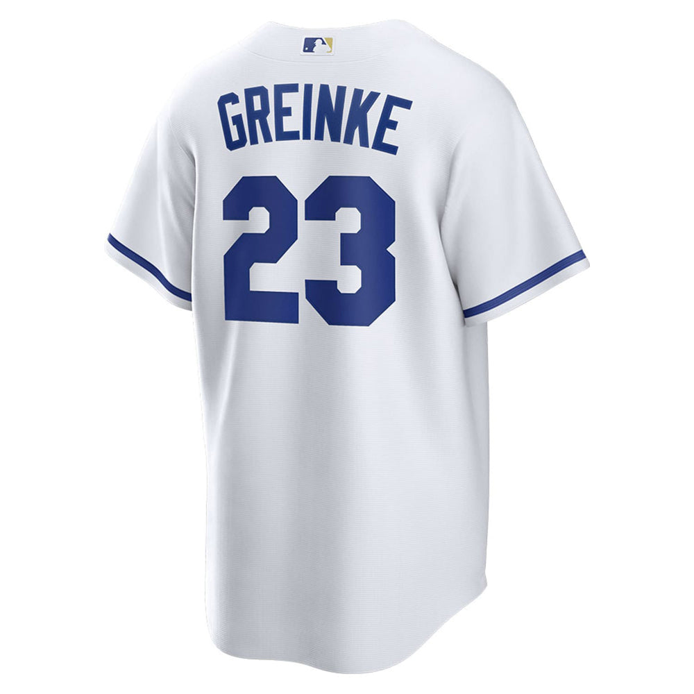 Youth Kansas City Royals Zack Greinke Cool Base Replica Home Jersey - White