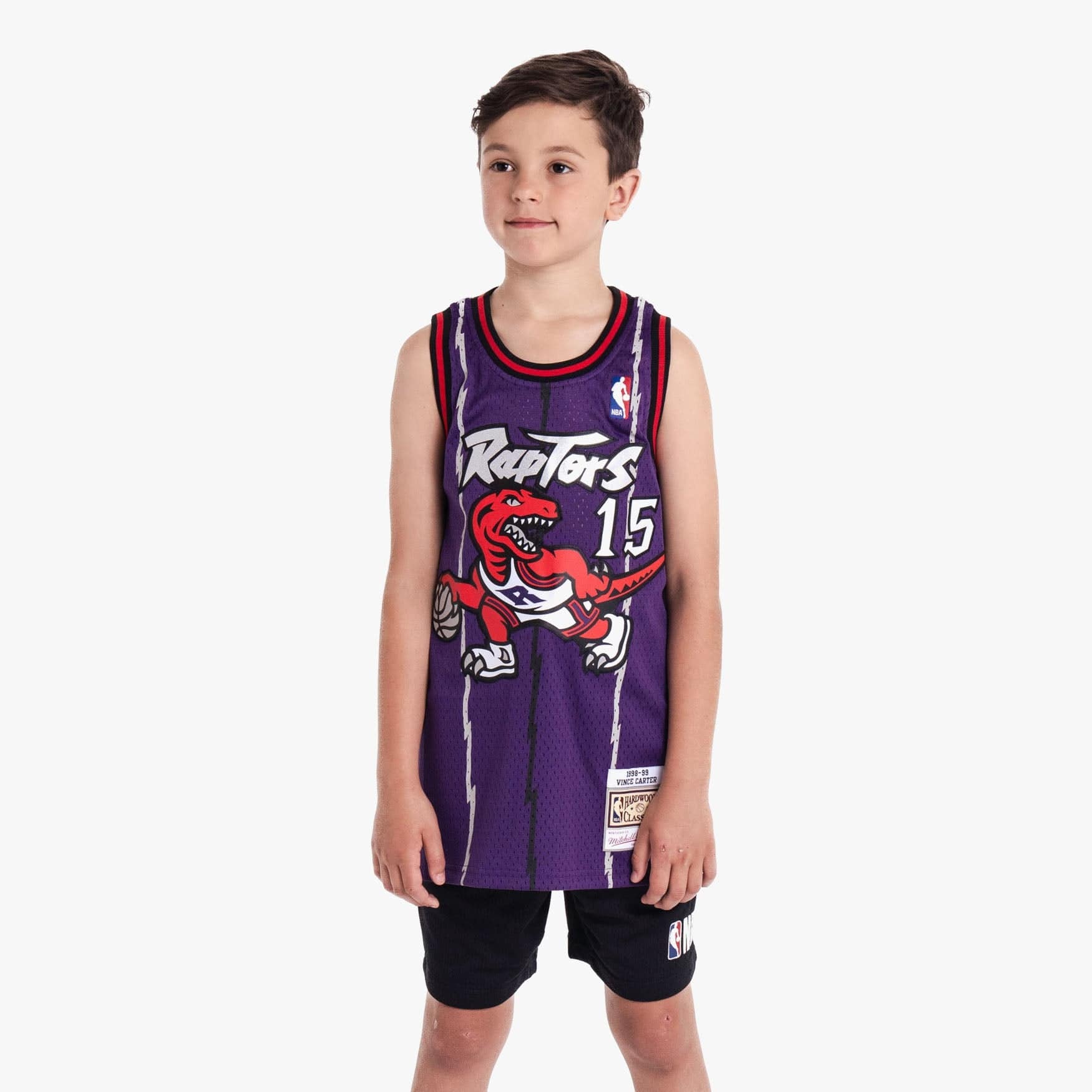 Vince Carter Toronto Raptors HWC Throwback Youth NBA Swingman Jersey