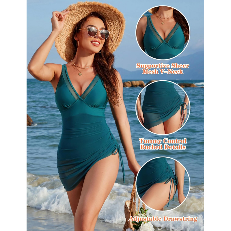 Women's One Piece Swimsuit Tummy Control