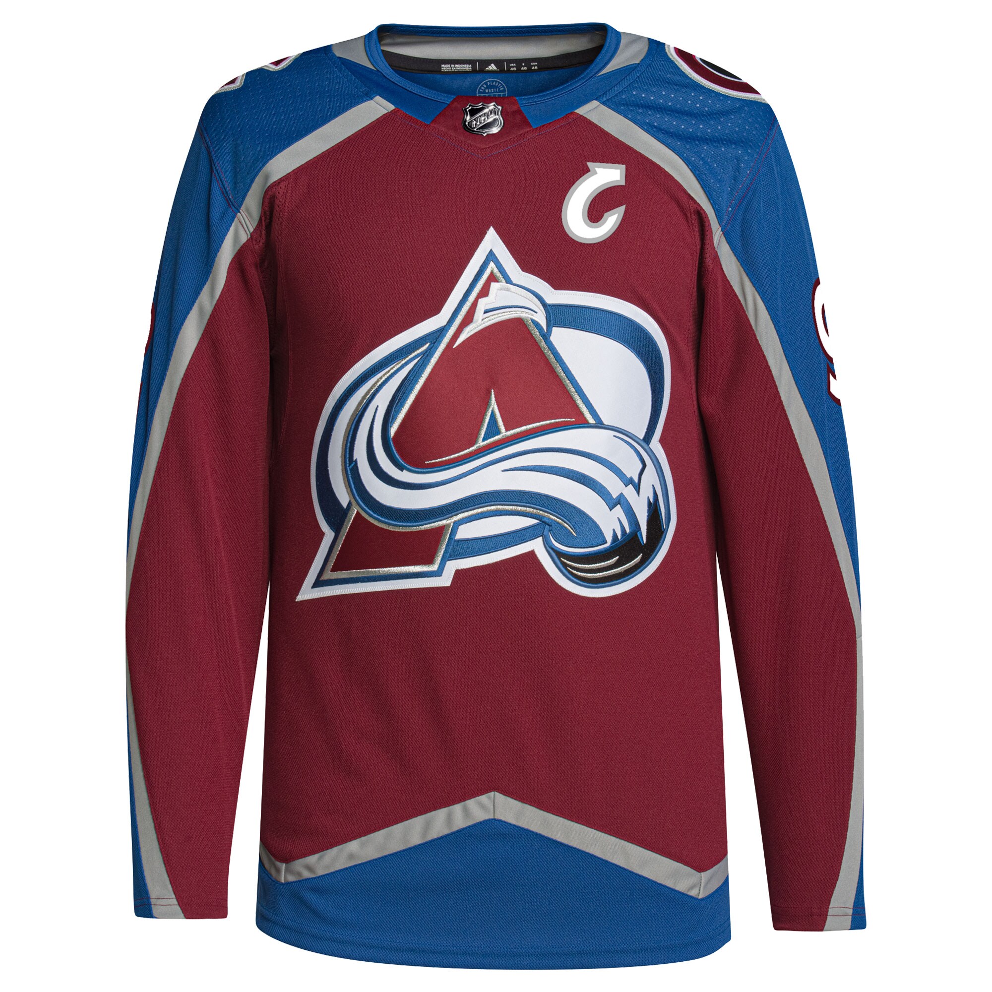 Gabriel Landeskog Colorado Avalanche   Primegreen    Jersey – Burgundy