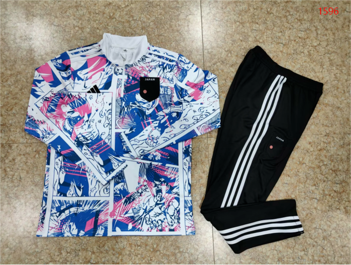 2024 Japanese half-pull training suit Dragon Ball 1:1 Thai quality suit