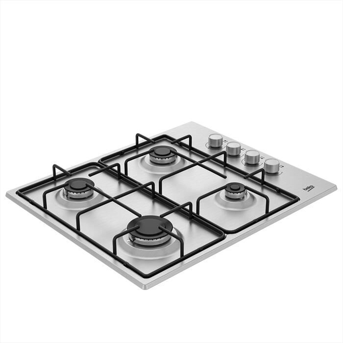 BEKO - Piano cottura a gas HIGG641C3SX 61cm