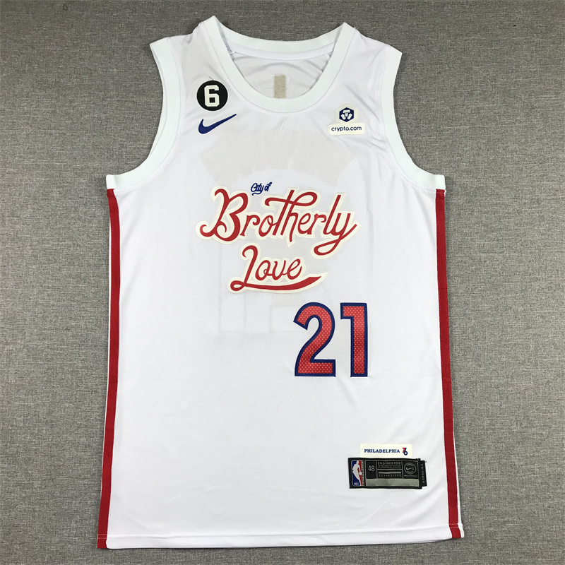 Unisex 76ers 2024/25 Embroidered Swingman Jersey City Edition