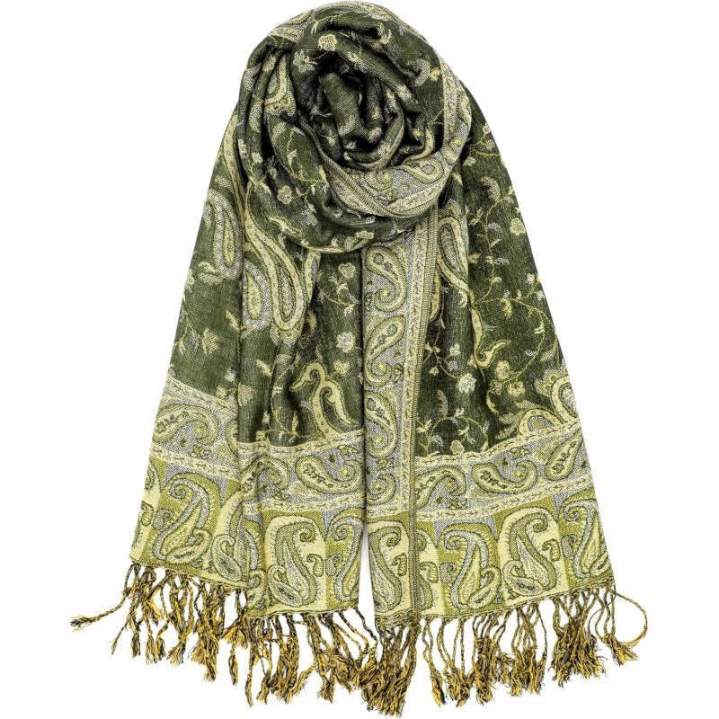 Reversible Paisley Pashmina Rave Scarf