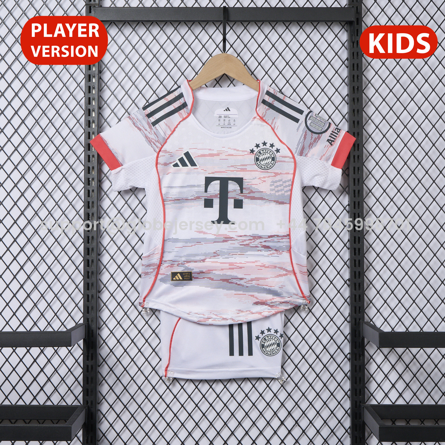 Bayern Munich 25-26 Away Kids Kit - Player Version