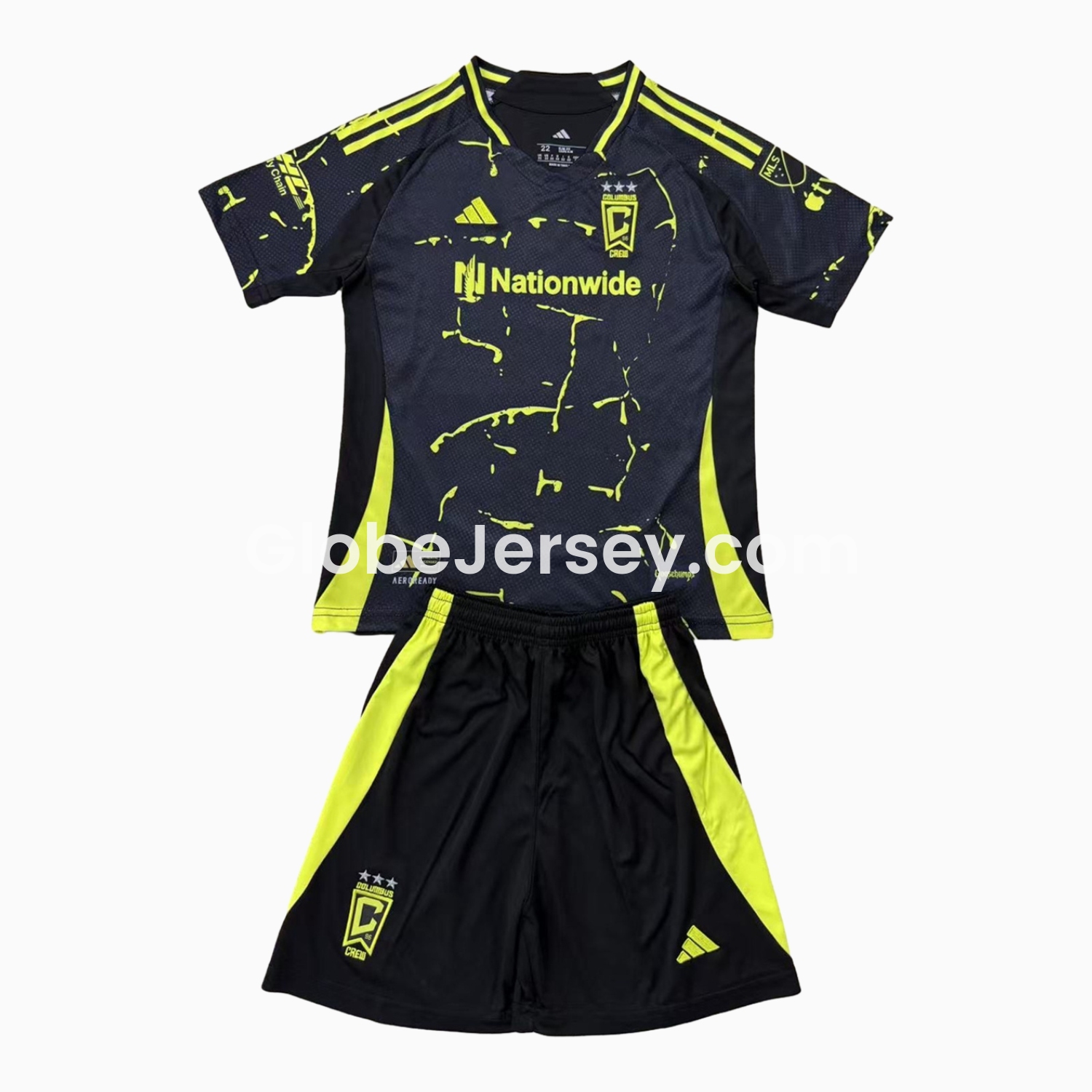 Columbus Crew 2025 Away Men's Adult Jersey Set - Fans Version