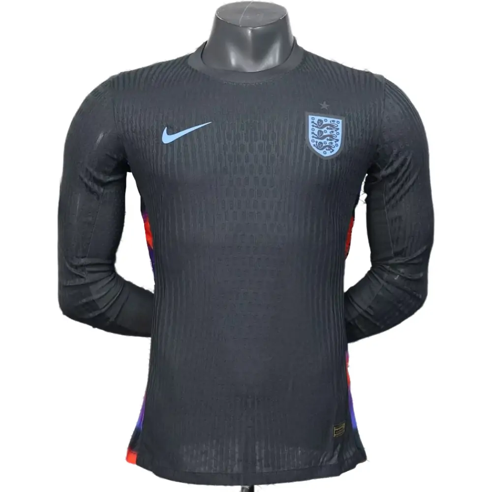 25-26 England Away Shirt - Long Sleeve - Player Edition