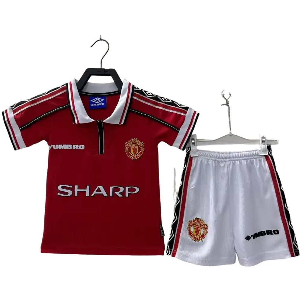 1998/99 Manchester United Home Retro - Kids' Kit