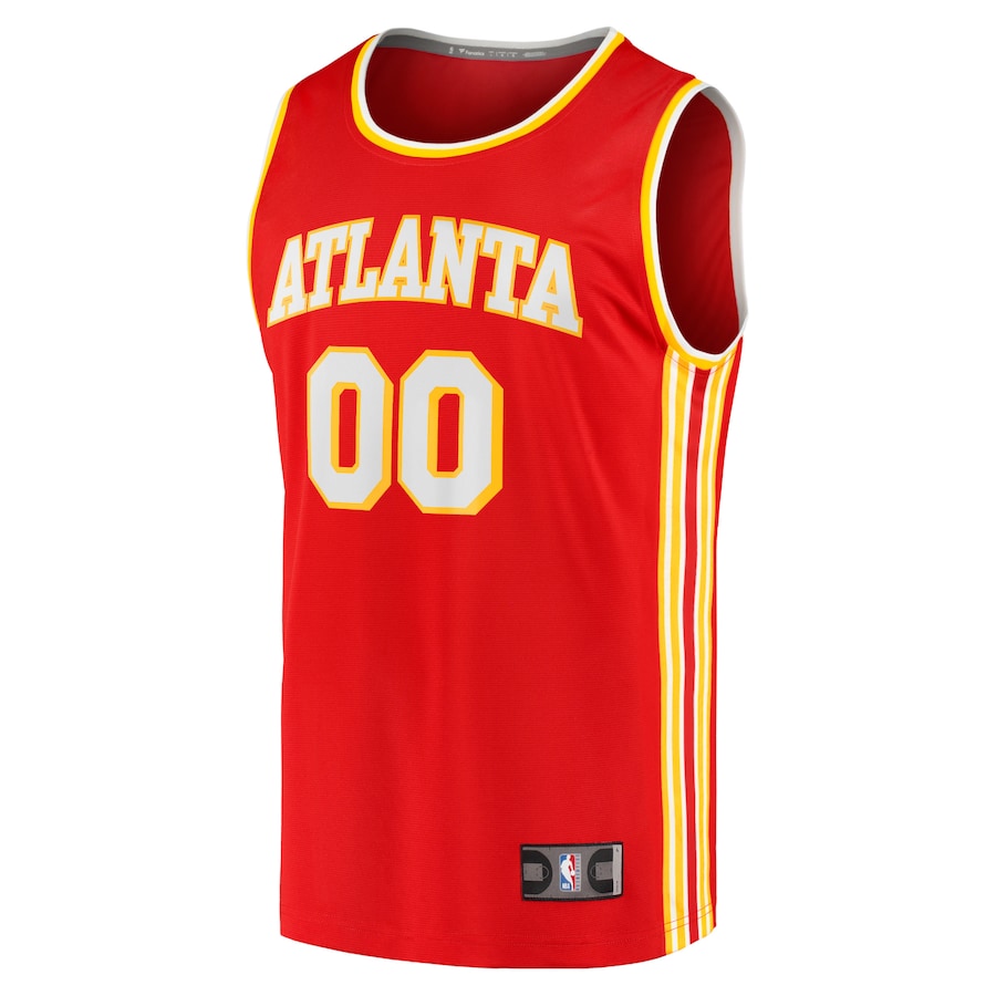 Youth Atlanta Hawks Fanatics Red Fast Break Custom Jersey - Icon Edition