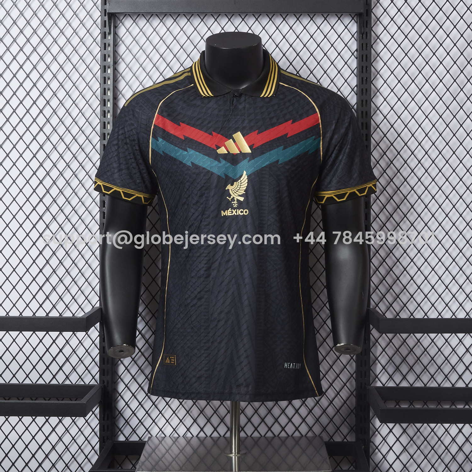 Mexico 25-26 Red And Green Chest Lines Special Jersey - Player Version