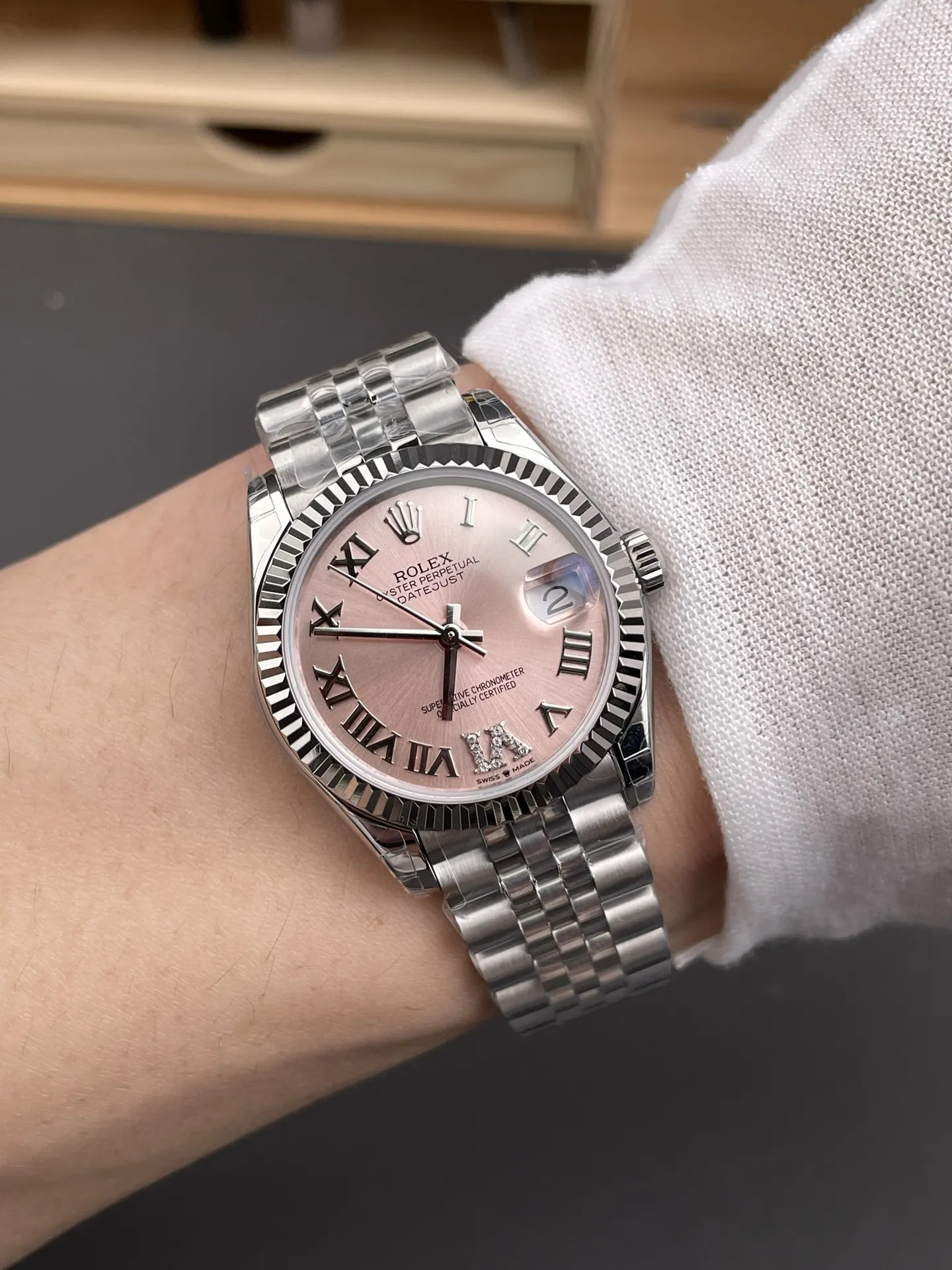 Rolex Datejust Pink Dial Ladies 31mm
