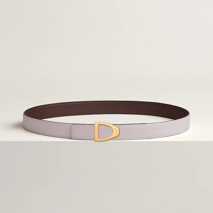 Cavaliere belt buckle & Reversible leather strap 24 mm