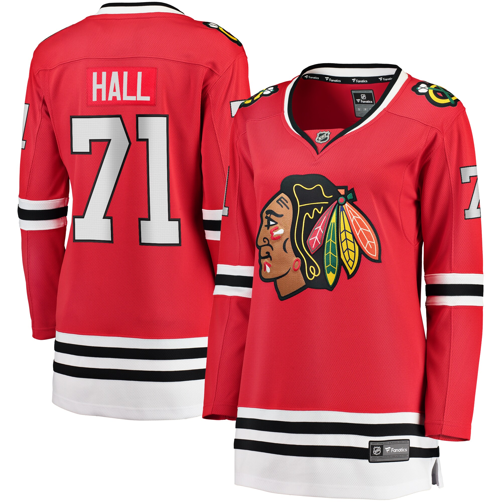 Taylor Hall Chicago Blackhawks Fanatics Women’s Home Breakaway   Jersey – Red