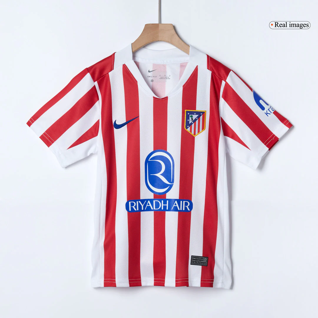 Atletico Madrid Kid's Home Kit - Jersey+Shorts 2025/26