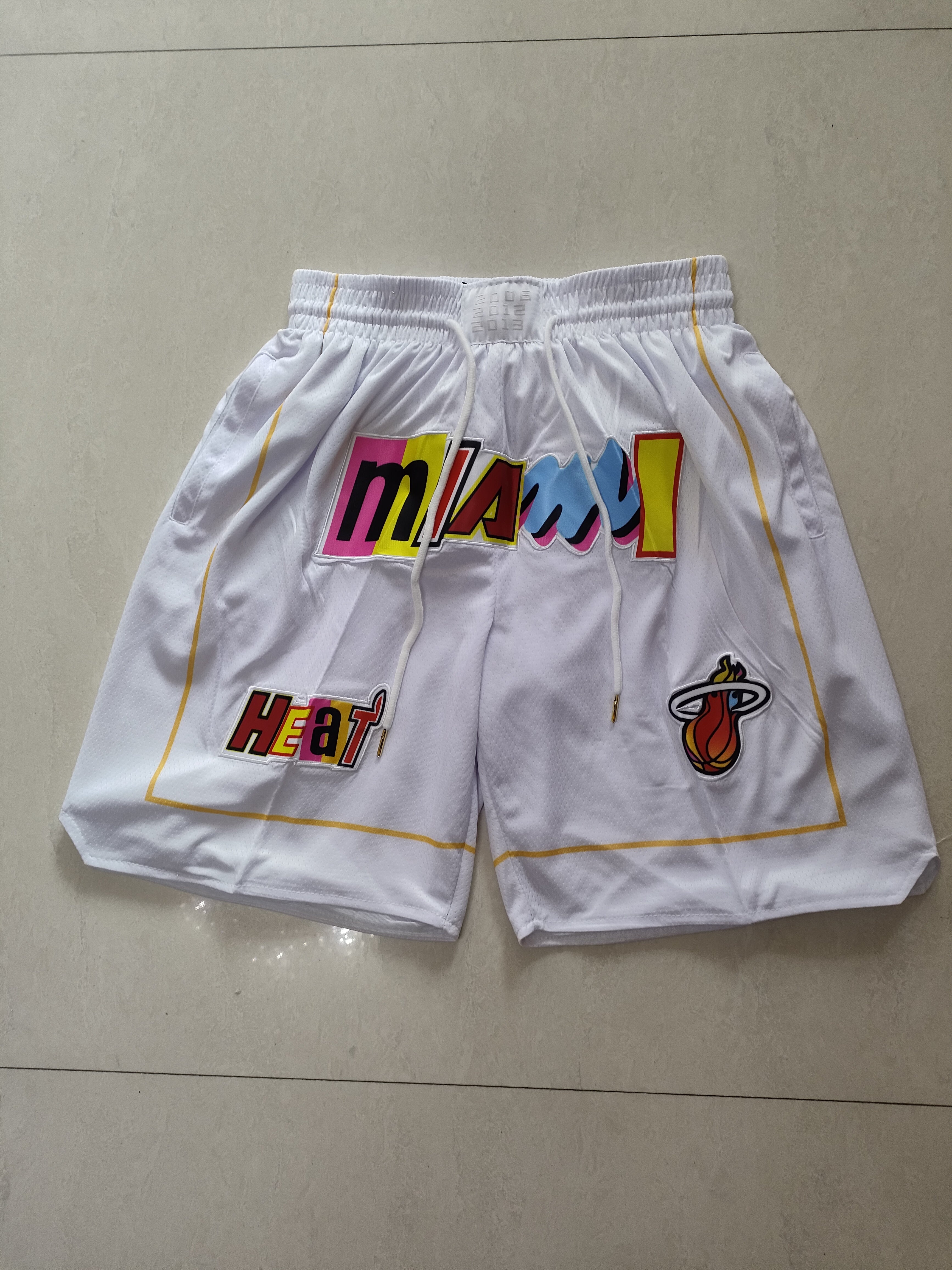 Miami Heat White City Edition Pocket Pants