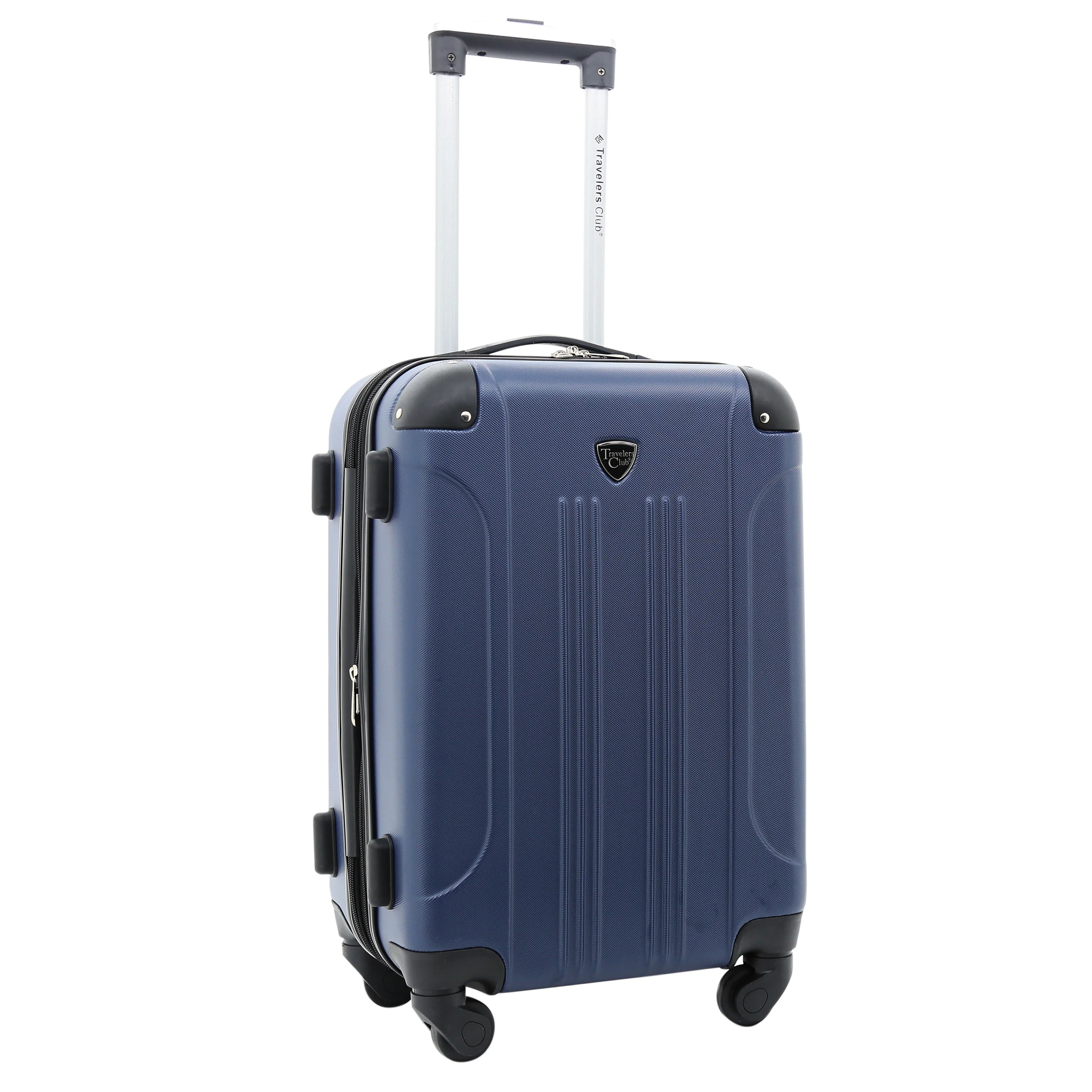 Travelers Club Chicago Plus 5pc Expandable Hardside Luggage Set, Black