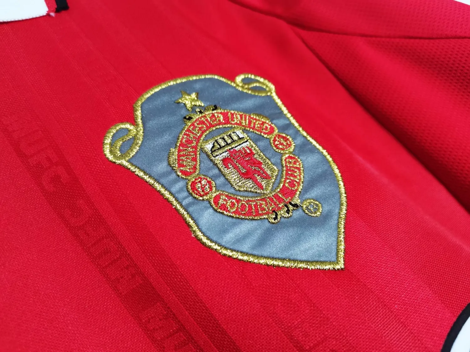 1999/2000 Manchester United Home Long Sleeve Retro Jersey-Fans