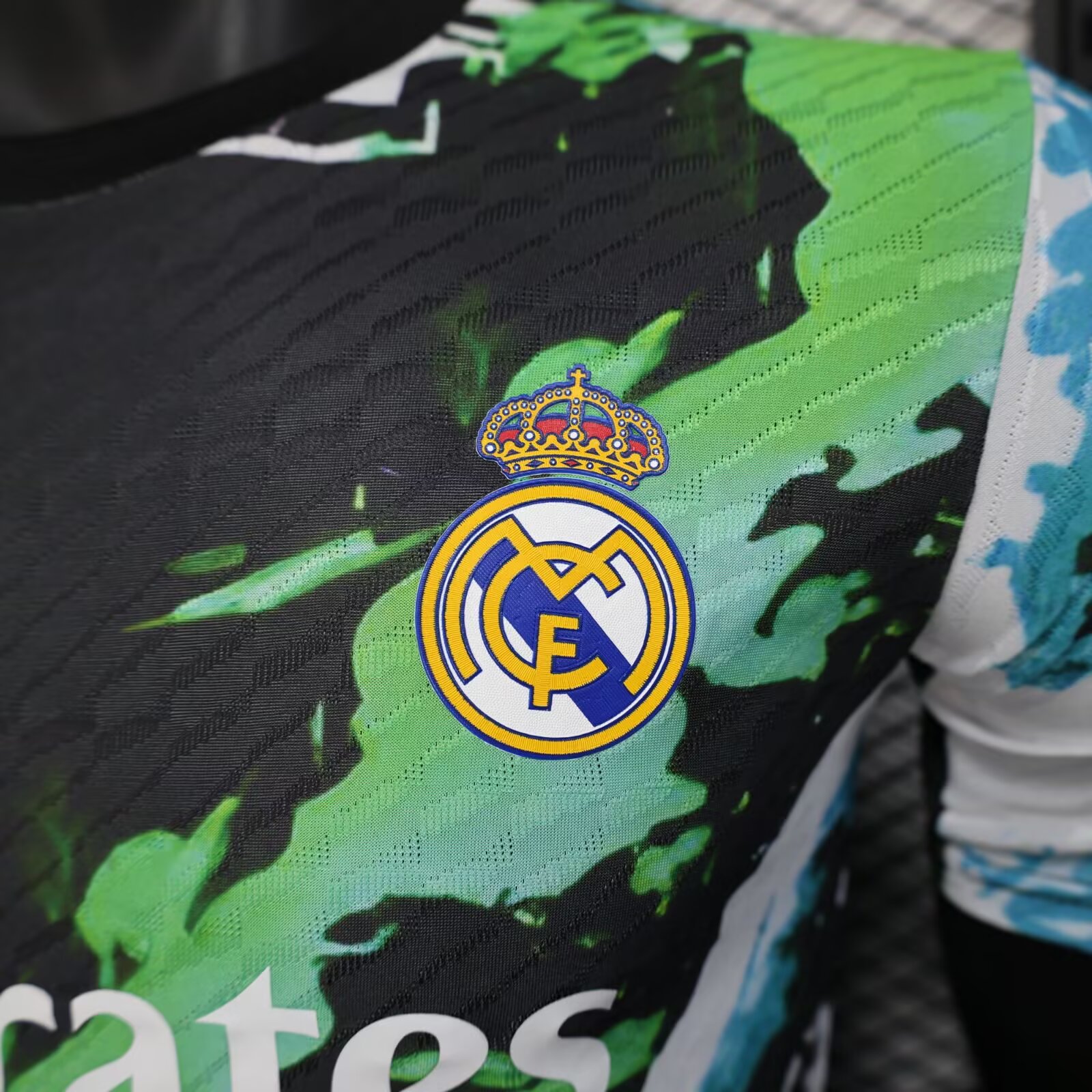 2025/2026 Player Version Real Madrid Special Edition Black Green Football Shirt 1:1 Thai Quality