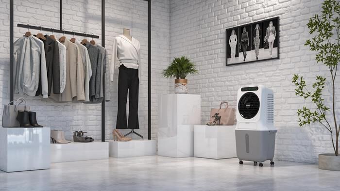 OLIMPIA SPLENDID - Ventilatore tower PELER 25 WIFI-Bianco - Grigio - Nero