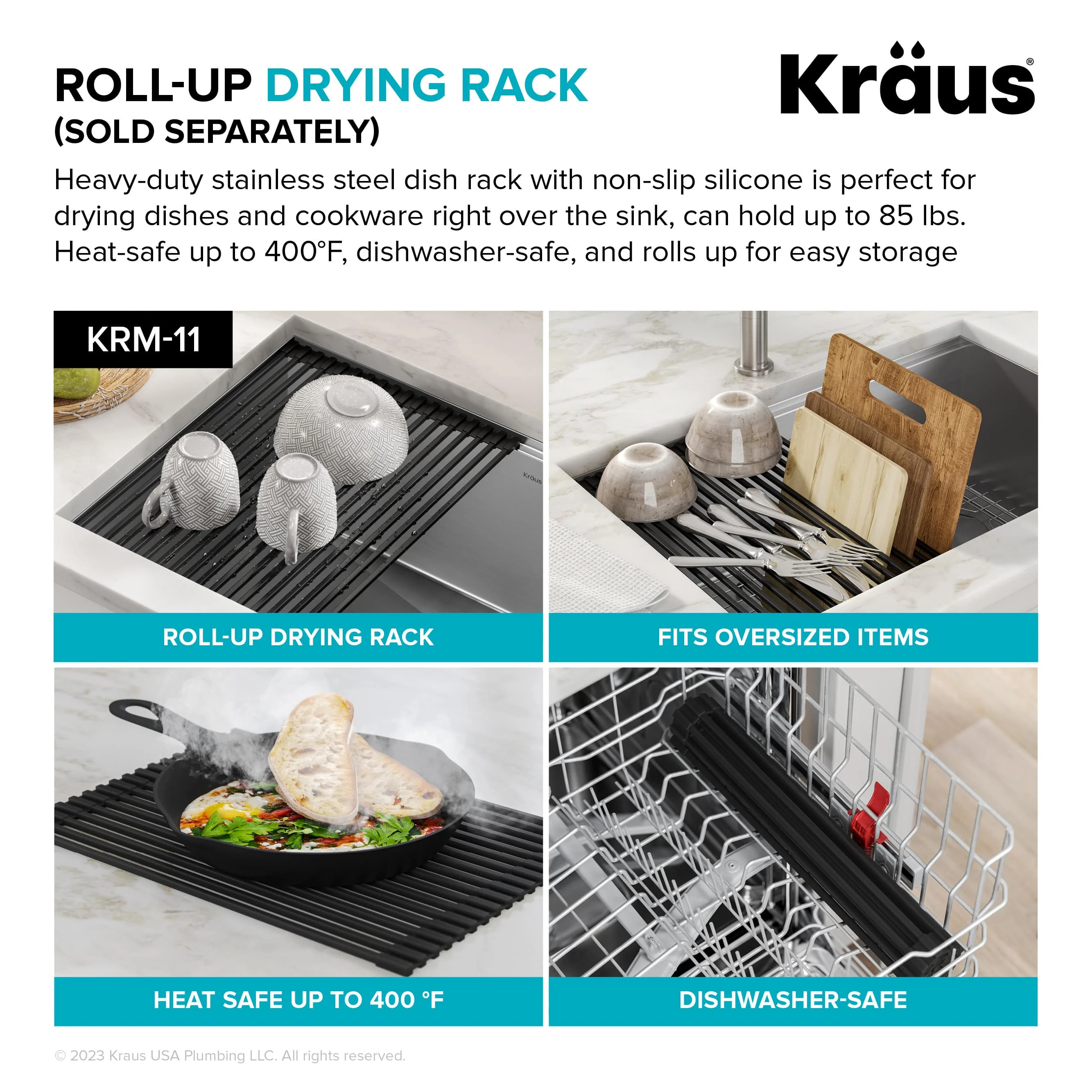 KRAUS Bellucci 18 Granite Composite Workstation Drop-In Top Mount Single Bowl Kitchen Bar Sink in White with Accessories