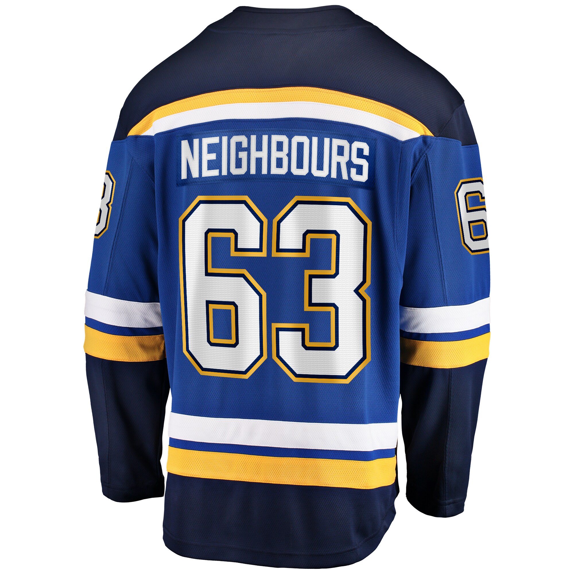 Jake Neighbours St. Louis Blues Fanatics Home Premier Breakaway   Jersey – Blue