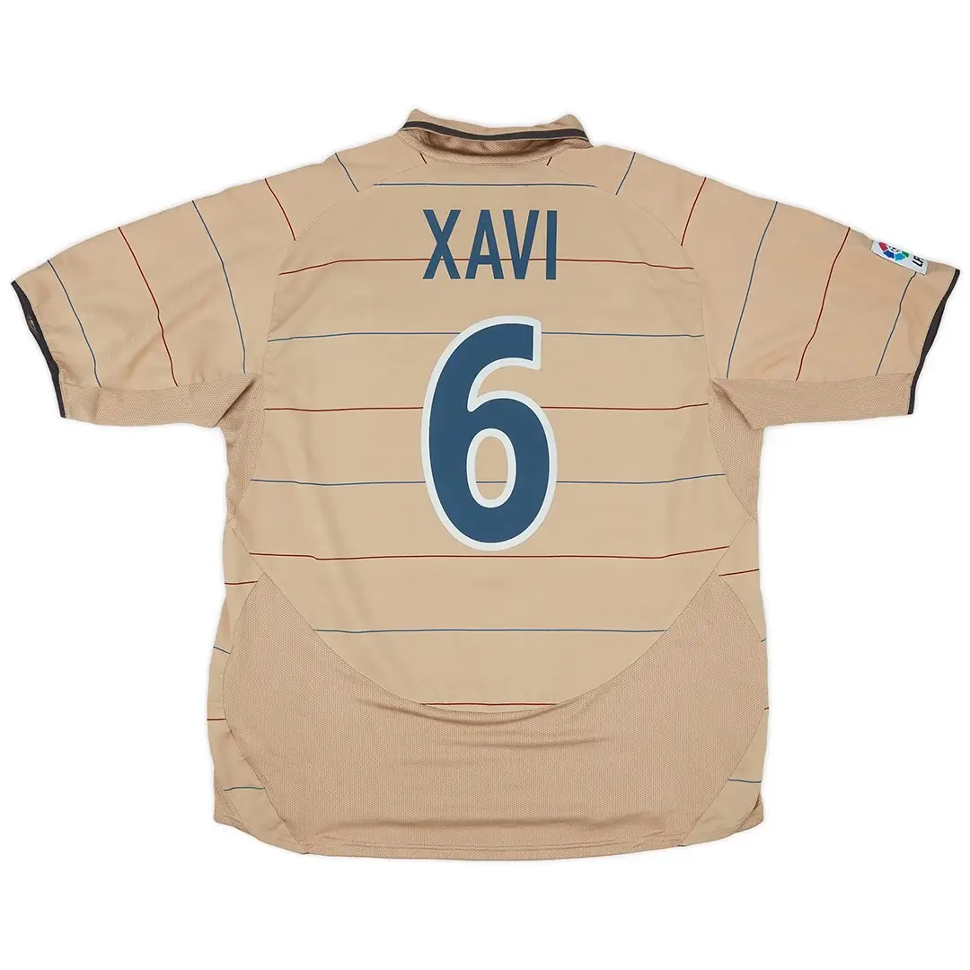 Xavi #6 Barcelona 2003/04 Retro Away Soccer Jersey