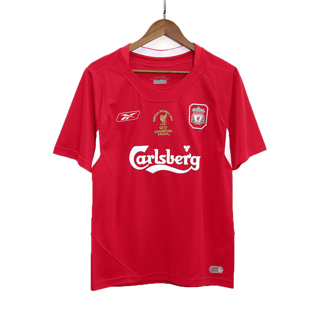Liverpool 2005 Home Retro Football Jersey - UCL Final