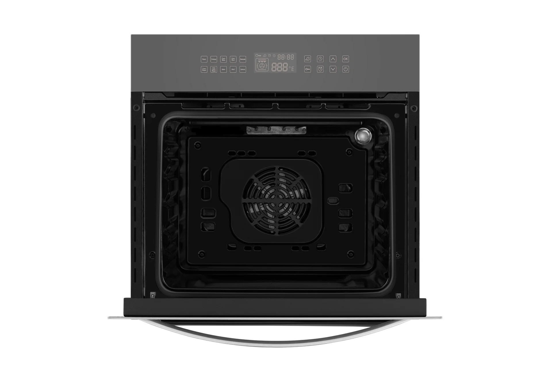 Empava 24 Inches Electric Built-in Convection Wall Oven with LED Display Touch in Stainless Steel