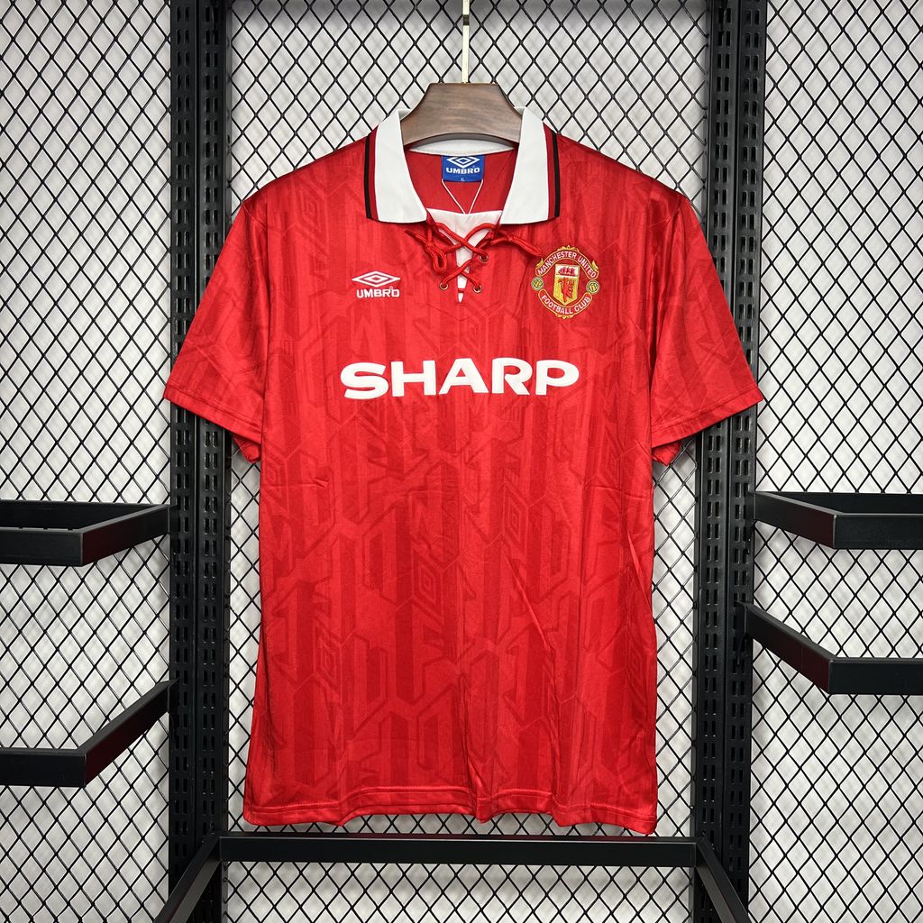 Retro Manchester United 1992-94 Home Jersey