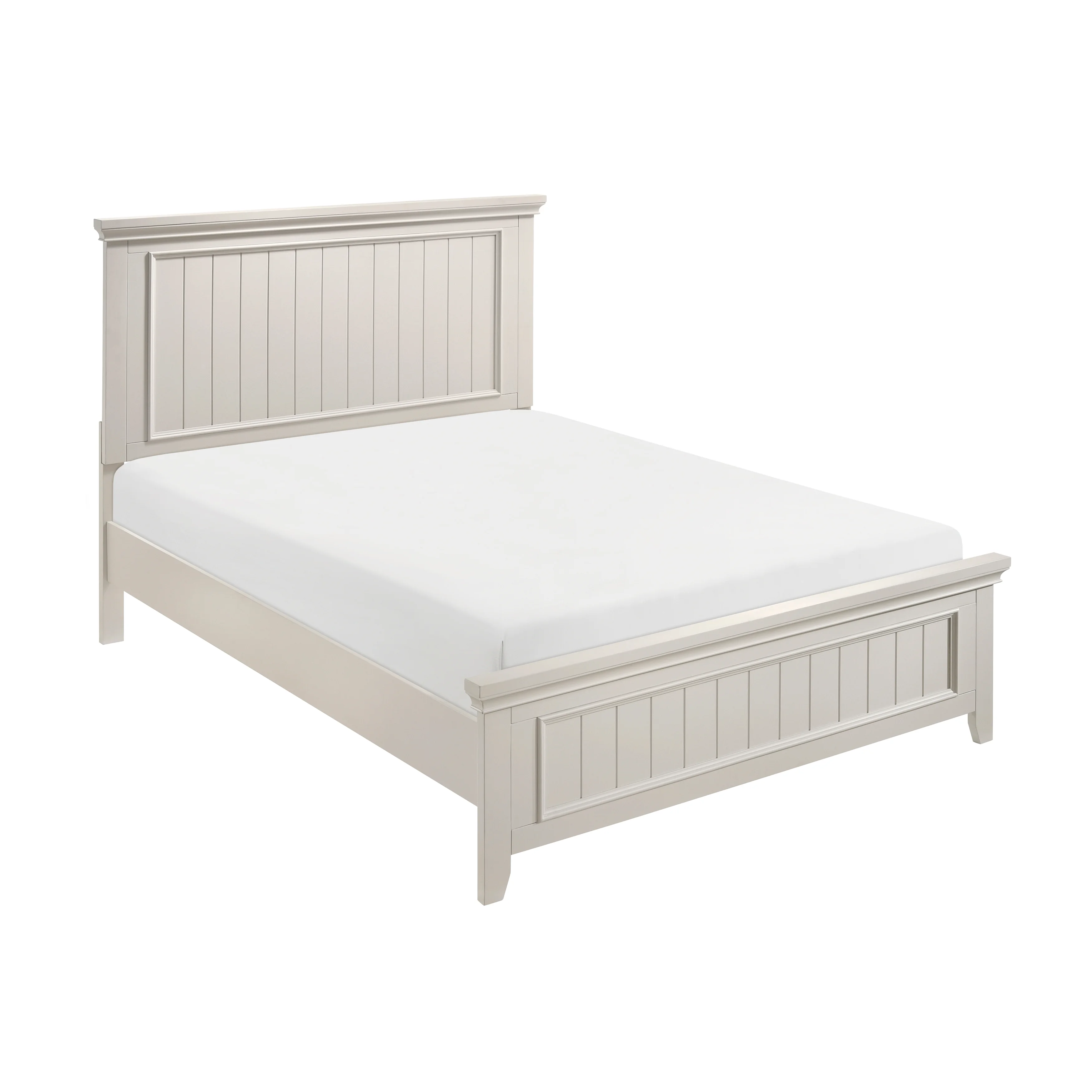 DreamBuck Queen Size Bed Frame, Platform Bed Frame with Headboard, Queen Size Bed Frame with Strong Wooden Slats, Queen Frame for Teens, Adults, Modern Bed Frame for Bedroom, No Box Spring Needed